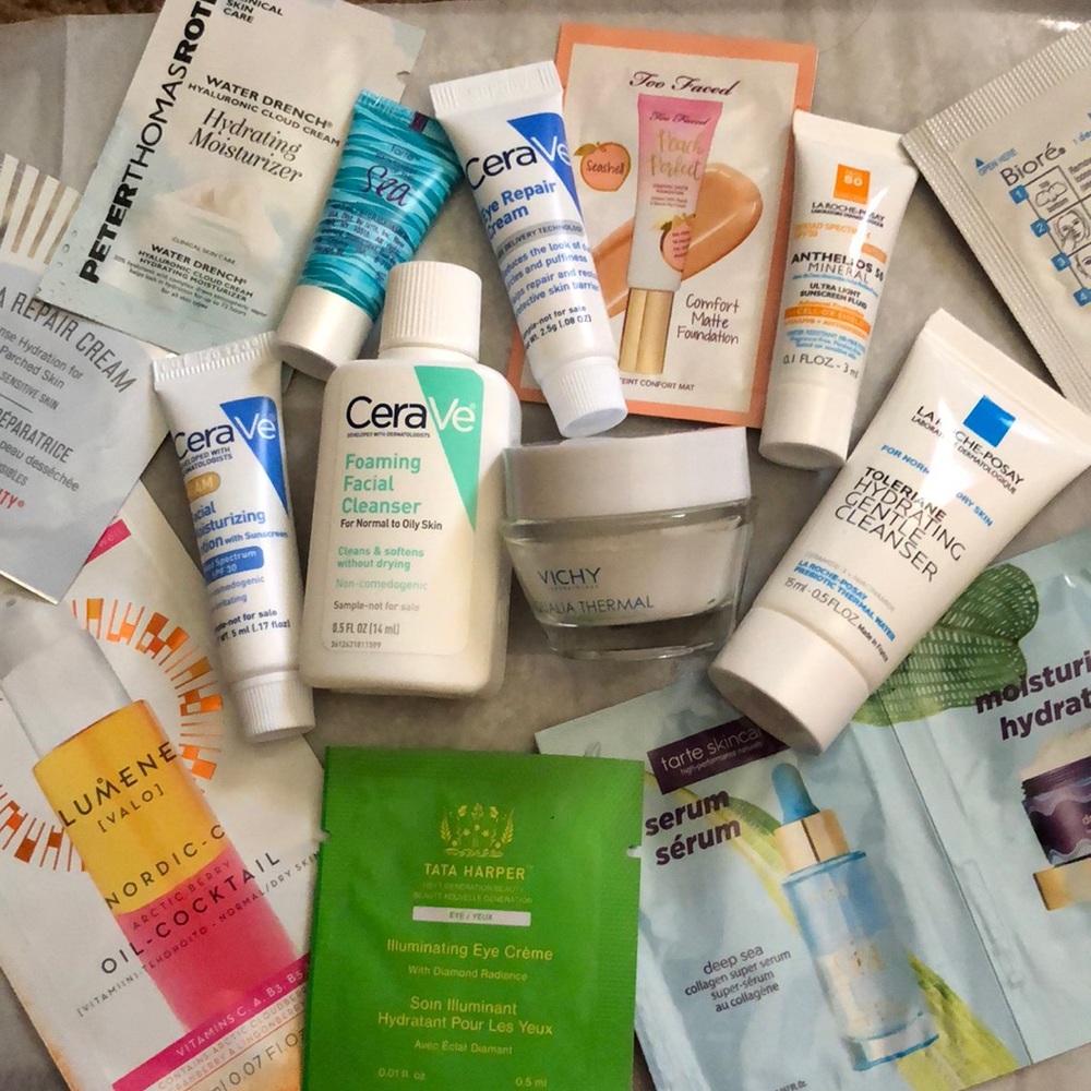 Skincare samples